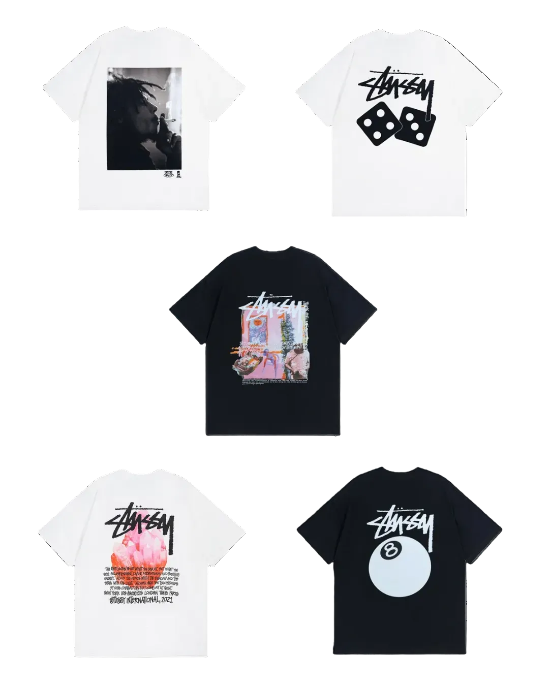 PAQUETE 15 PLAYERAS STUSSY