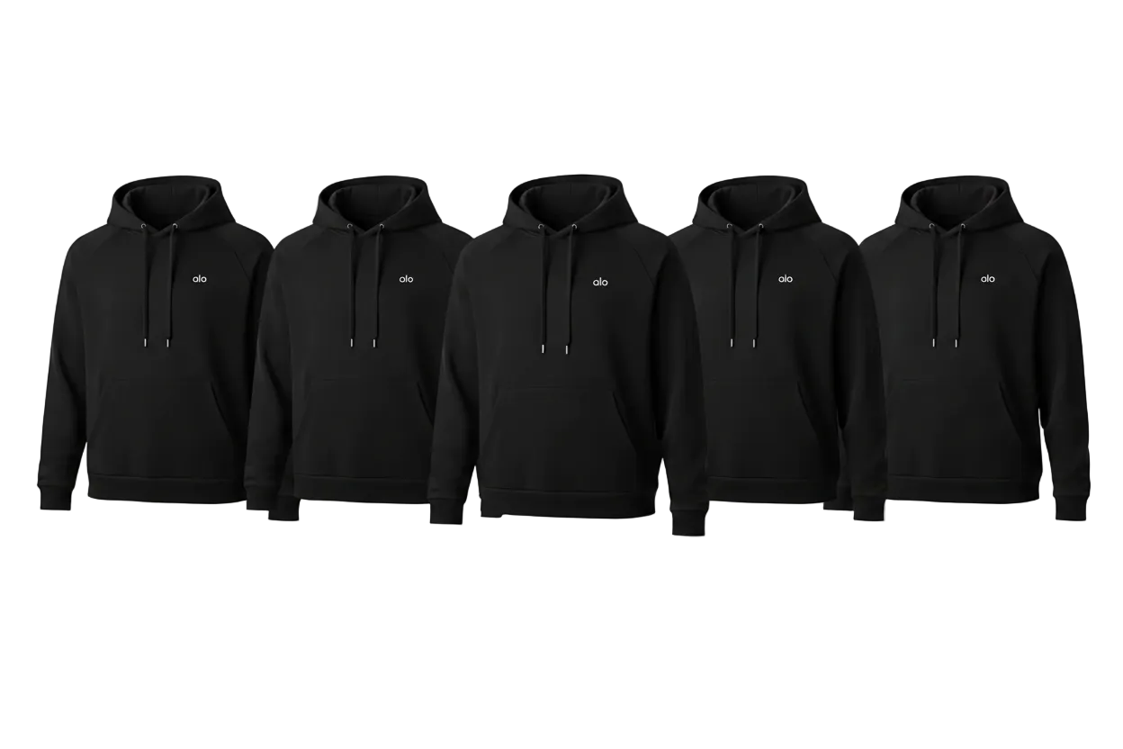 Paquete 5 hoodies alo